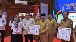 Penganugerahan Predikat Kepatuhan Penyelenggaraan Pelayanan Publik Tahun 2024 yang diselenggarakan oleh Ombudsman Republik Indonesia