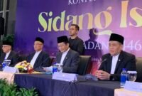 Konferensi pers Sidang Isbat penetapan awal Ramadhan 1446 Hijriyah atau 2025, di kantor Kemenag RI