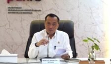 Menteri Sekretaris Negara Prasetyo Hadi menyampaikan arahan Presiden RI dalam konferensi pers di Kantor Kementerian Pendayagunaan Aparatur Negara dan Reformasi Birokrasi (PANRB)