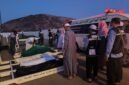 Salah seorang jenazah jamaah haji Aceh saat hendak dilakukan proses pemakaman, di Arab Saudi, Sabtu (31/5/2025). Foto Kemenag Aceh