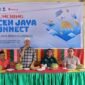 Bupati Aceh Jaya, Safwandi saat memberikan sambutan pada Launching Aceh Jaya Connect