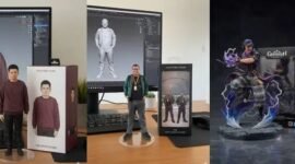 Miniatur AI buatan aplikasi Gemini dengan detail layaknya action figure sungguhan. Dok. Detik