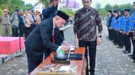 Pelantikan ASN Aceh Jaya di Halaman Kantor Bupati Aceh Jaya