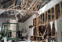 Kondisi Pabrik Es yang meledak di Meulaboh