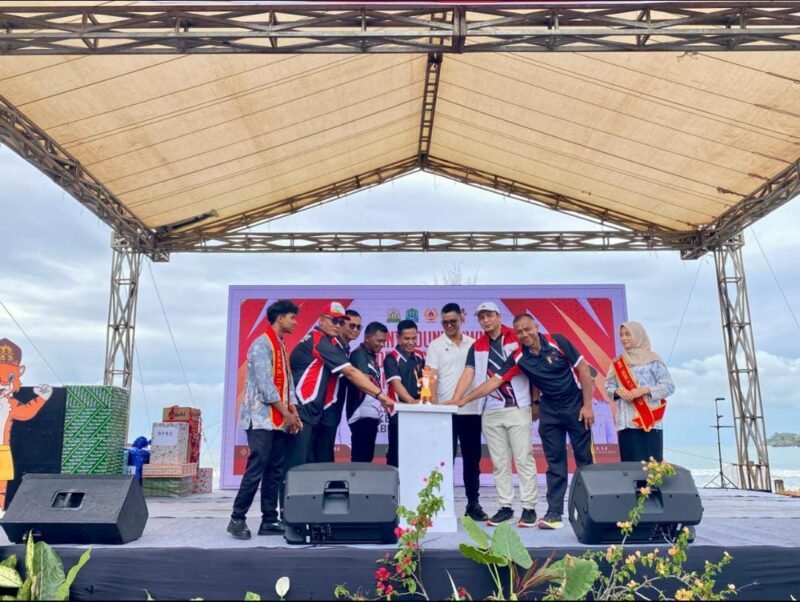 Peluncuran countdown PORA XV 2026 di Landmark Pasie Luwah, Kecamatan Krueng Sabee, Sabtu (22/11/2025)