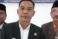 Wakil Bupati Aceh Jaya, Muslem D, SE., saat diwawancarai terkait program Asta CIta Presiden dan Wakil Presiden RI