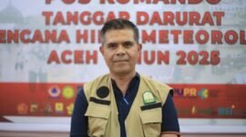 Juru Bicara Pos Komando Tanggap Darurat Bencana Hidrometeorologi Aceh 2025, Murthalamuddin, S.Pd, MSP,