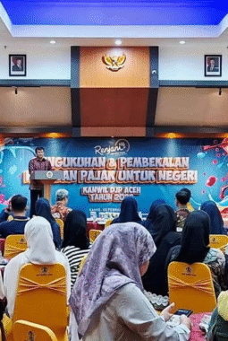 Program Renjani, DJP Aceh Kukuhkan 180 Relawan Pajak