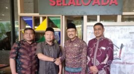 Bupati Aceh Jaya Safwandi menghadiri audiensi bersama Menteri Sosial RI Saifullah Yusuf membahas dukungan daerah terhadap program Sekolah Rakyat Rintisan di Kantor Kemensos RI, Jakarta.